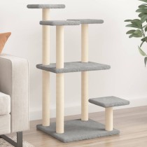 Cat Scratching Posts with Platforms Dark Grey 98.5 cm