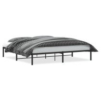 Metal Bed Frame White 193x203 cm