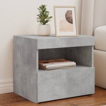 Nachttische mit LED-Leuchten 2 Stk. Sonoma Eiche 50x40x45 cm