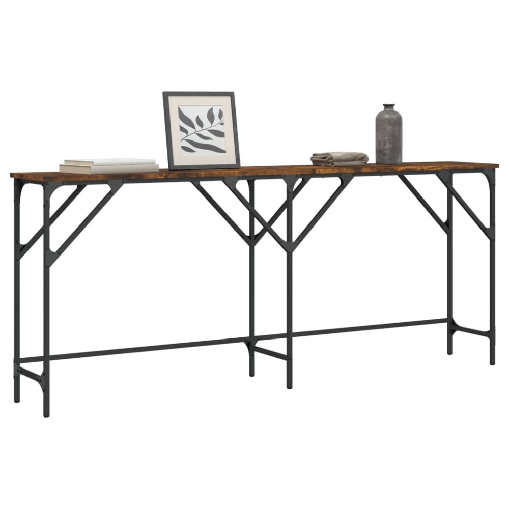 Console Table Sonoma Oak 180x29x75 cm Engineered Wood