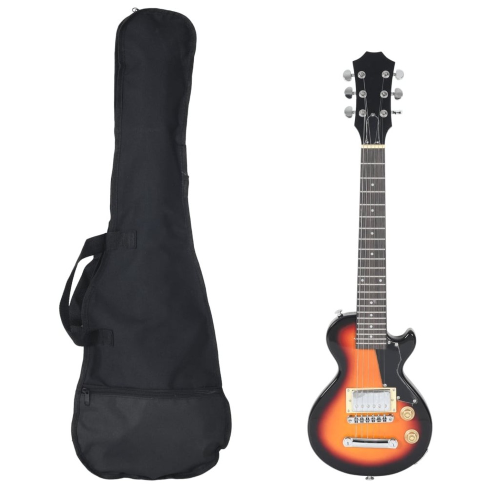 Electric Guitar for Kids with Bag Black 3/4 30"