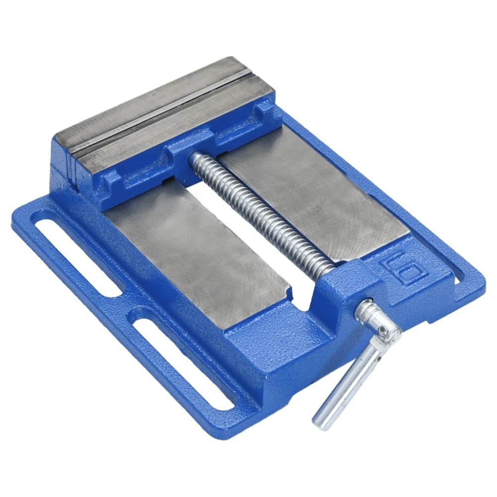 Drill Press Vise Blue 121 mm Cast Iron