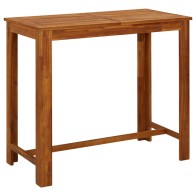 Bar Table Solid Acacia Wood...