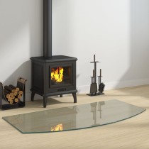 Fireplace Glass Plate 80x50 cm