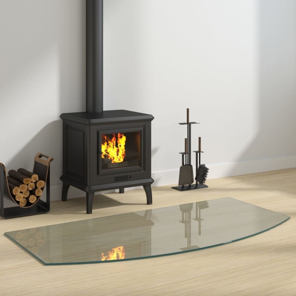 Fireplace Glass Plate 80x50 cm