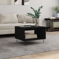 Coffee Table High Gloss White 60x50x40 cm Engineered Wood