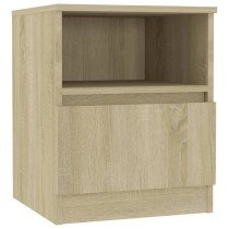 Bed Cabinets 2 pcs High Gloss Black 40x40x50 cm Engineered Wood