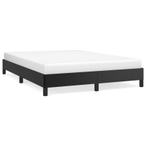 Bed Frame Black 180x200 cm 6FT Super King Faux Leather