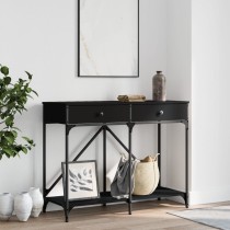 Console Table Brown Oak 100x39x78.5 cm Engineered Wood