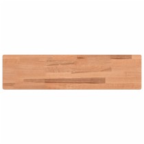 Wall Shelf 80x20x1.5 cm Solid Wood Beech