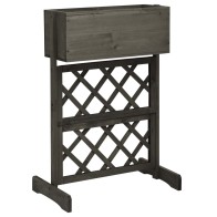 Garden Trellis Planter Grey...