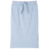 Kids' Straight Skirt with Stripes Fluorescent Orange 128