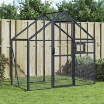 Aviary Anthracite 1.79x3x1.85 m Aluminium