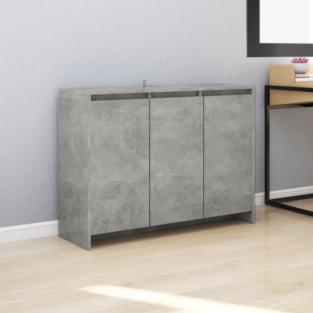 Sideboard Schwarz 102x33x75 cm Holzwerkstoff