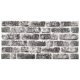 3D Wall Panels with Dark Grey Brick Design 11 pcs EPS