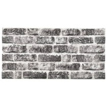 3D Wall Panels with Dark Grey Brick Design 11 pcs EPS