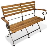 Folding Garden Bench 112 cm...