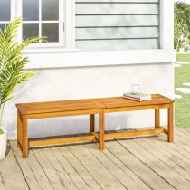 Gartenbank 180x35x45 cm Massivholz Akazie