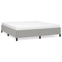 Bed Frame Dark Grey 180x200 cm 6FT Super King Fabric