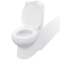 WC Ceramic Toilet Bathroom Corner Toilet Black
