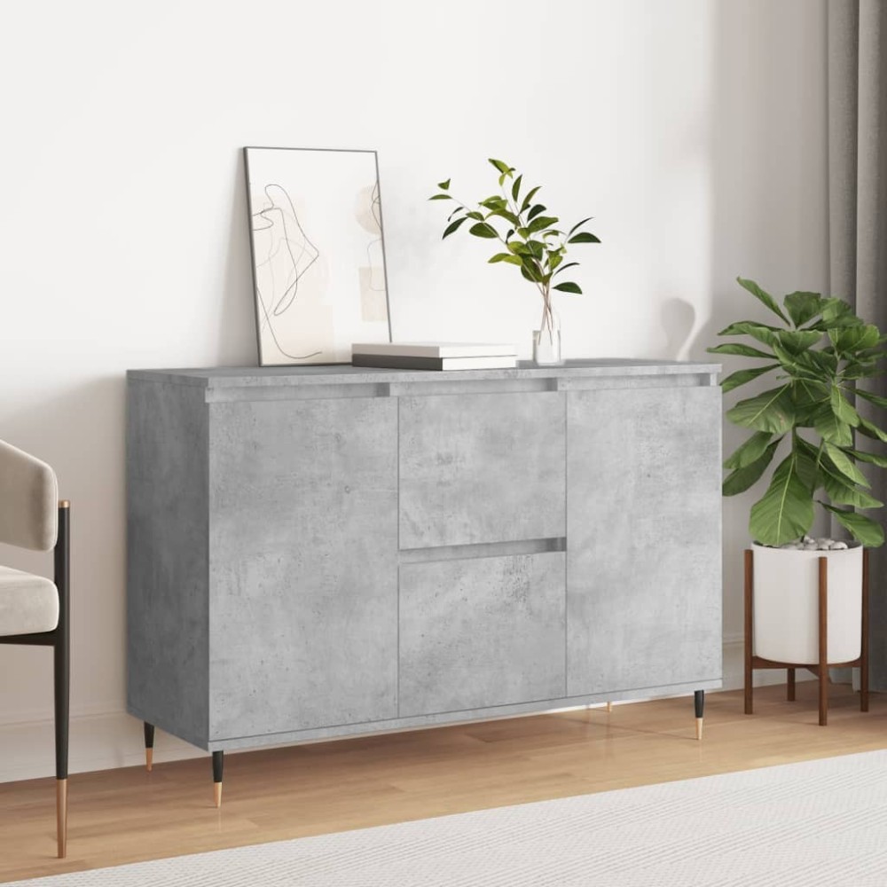 Sideboard Brown Oak 104x35x70 cm Engineered Wood