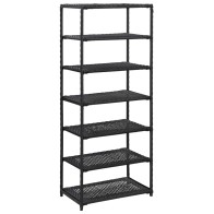 Shoe Rack Black 50x30x120...
