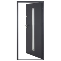 Front Door Anthracite 110x207.5 cm Aluminium