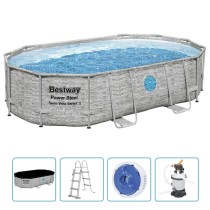 Bestway Power Steel Swimming Pool Set 488x305x107 cm