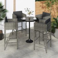 Bar Stools 4 pcs with...
