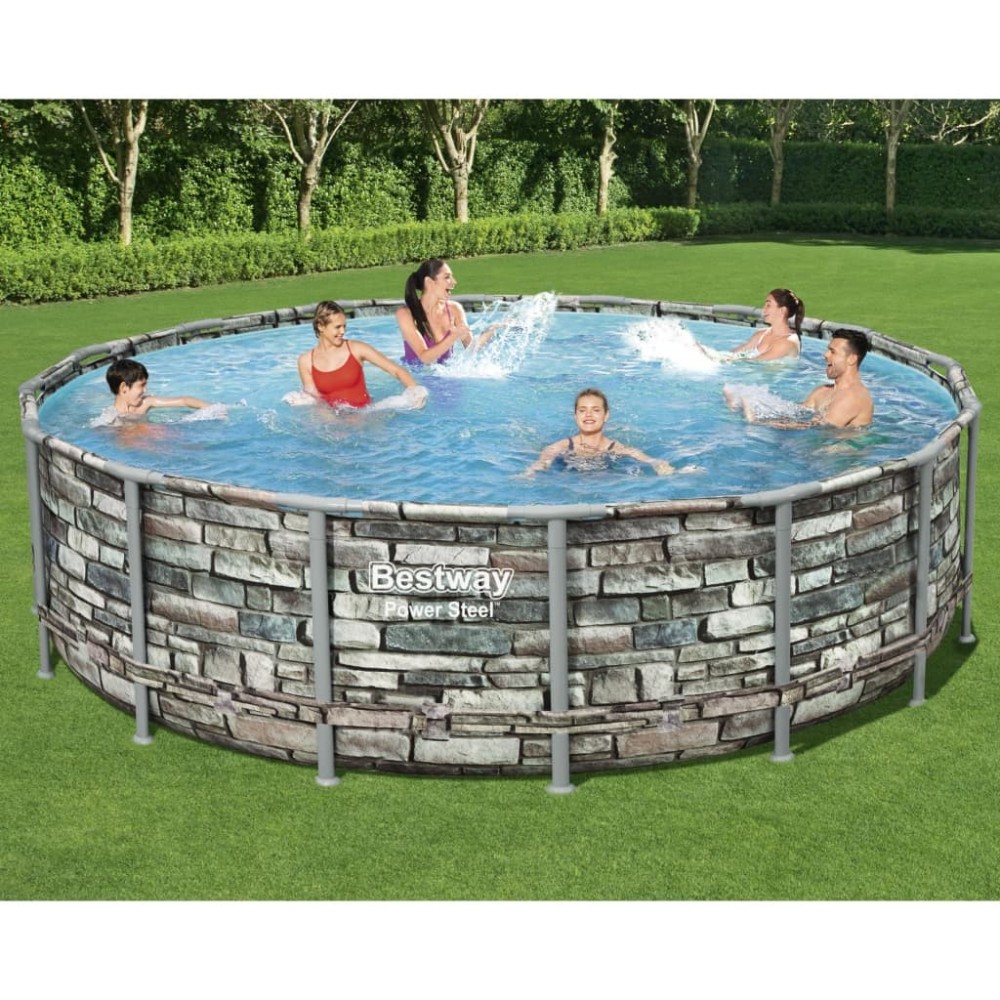 Bestway Power Steel Swimming Pool Set 488x122 cm