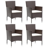 Garden Dining Chairs 4 pcs...