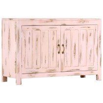 Sideboard Light Blue 110x35x70 cm Solid Mango Wood