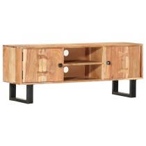 TV-Schrank 118 x 30 x 45 cm Massivholz Akazie
