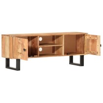 TV-Schrank 118 x 30 x 45 cm Massivholz Akazie