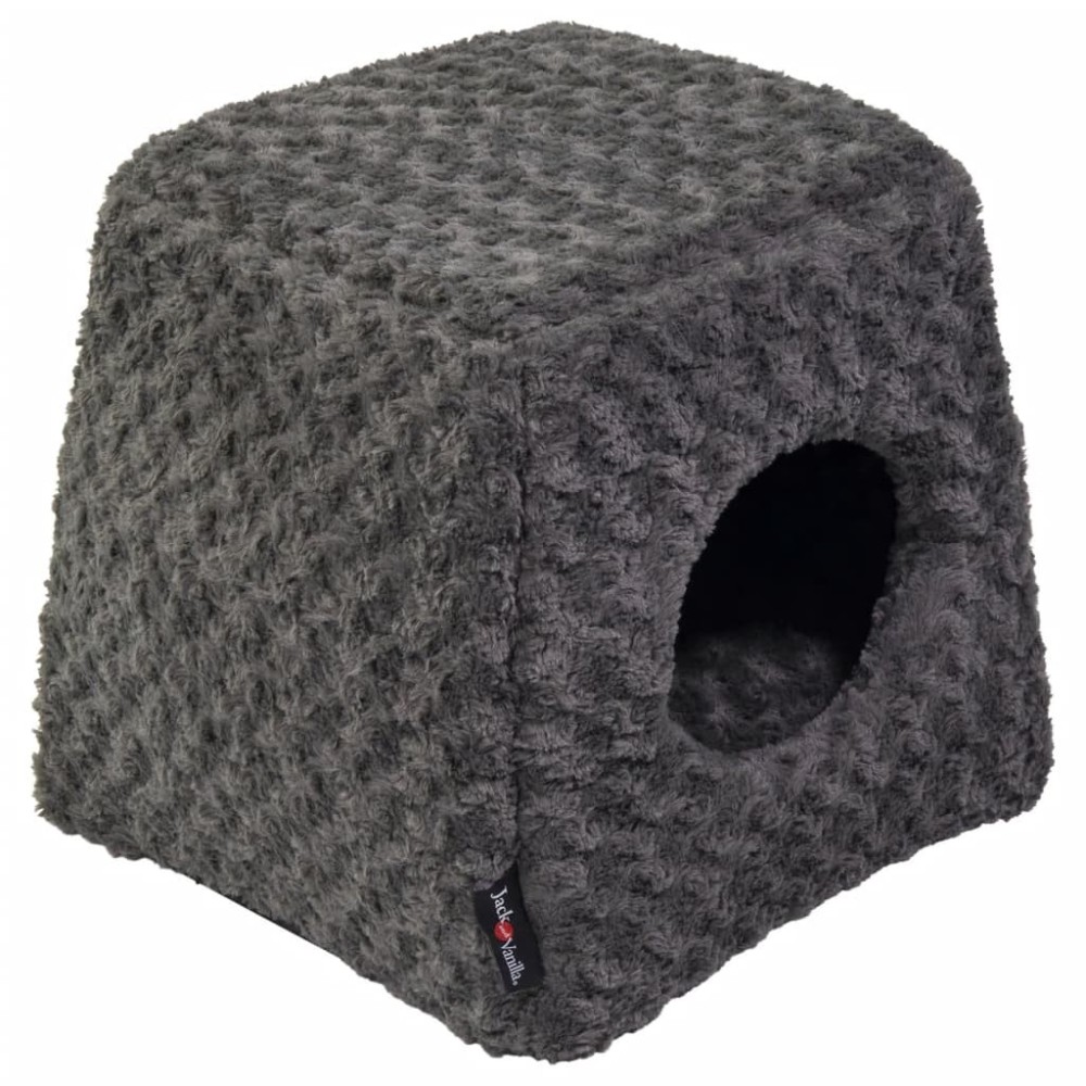 Jack and Vanilla Pet Cave Softy S 40x40x39 cm Rosette Grey