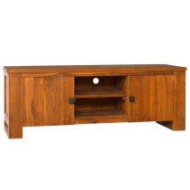 TV-Schrank 110x30x40 cm Teak Massivholz