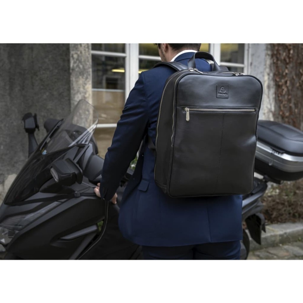 Exacompta Backpack Exactive Leather