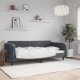 Daybed with Mattress Dark Grey 90x190 cm Velvet