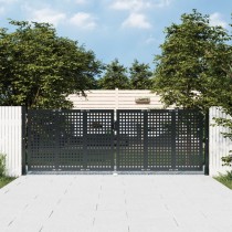 Garden Gate Anthracite 300x225 cm Steel