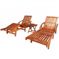 Sun Loungers 2 pcs with...