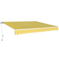 Folding Awning Manual Operated 400 cm Cream