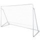 Football Goal Nets Steel 2 pcs 240x90x150 cm