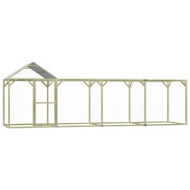 Chicken Cage 3x1.5x2 m Impregnated Pinewood