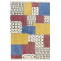 Handwoven Kilim Rug Cotton...