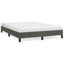 Bed Frame Dark Grey 180x200 cm 6FT Super King Velvet