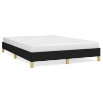 Bed Frame Black 180x200 cm 6FT Super King Fabric