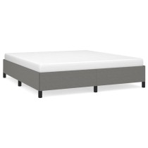 Bed Frame Dark Grey 180x200 cm 6FT Super King Fabric