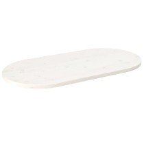 Tischplatte 70x35x2,5 cm Massivholz Kiefer Oval