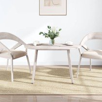 Tischplatte 70x35x2,5 cm Massivholz Kiefer Oval