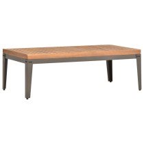 Garten-Couchtisch 110×55×35 cm Massivholz Akazie